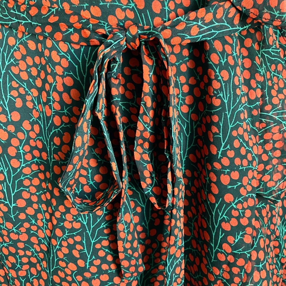 Bardot Cherry Print Faux Wrap Dress - Picture 5 of 8